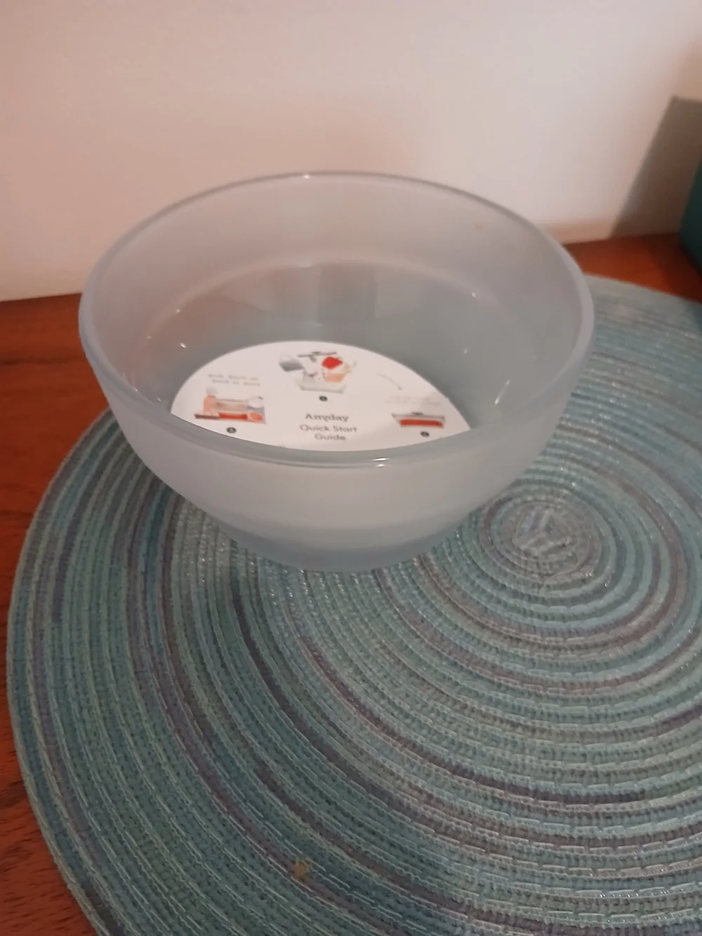 Anyday Microwavable Medium Deep Dish Cookware 1 Quart Size NWOT